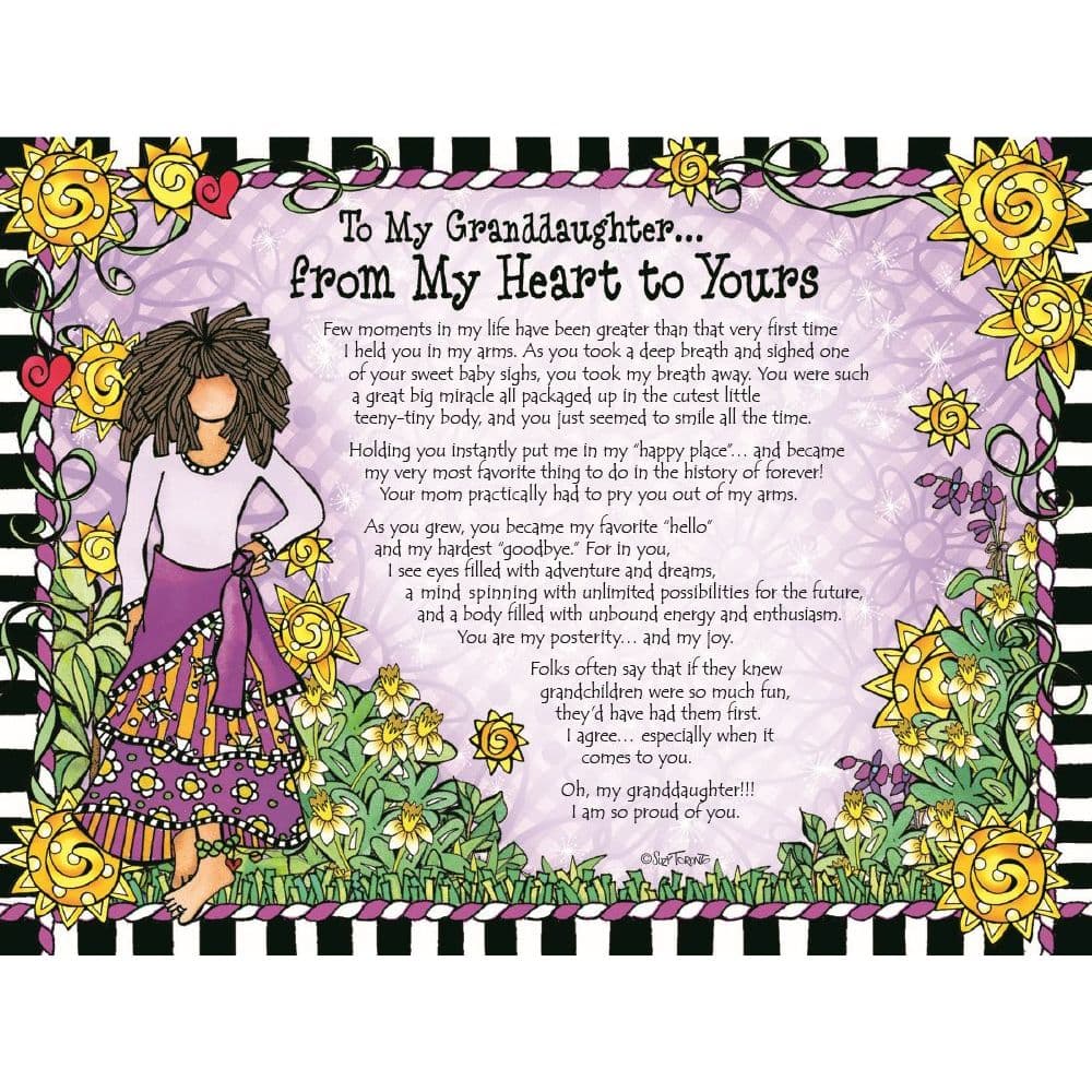 Suzy Toronto Graddaughter I Love You Wall Calendar ...