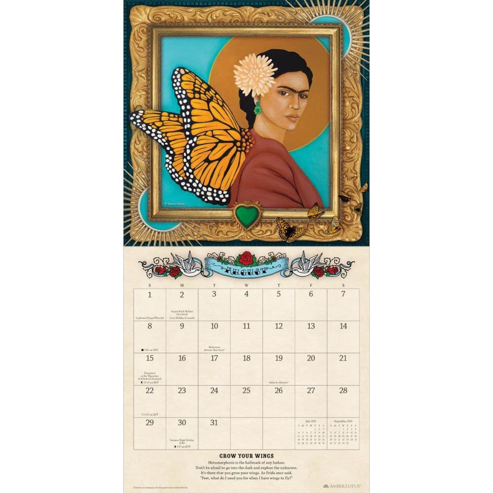 For the Love of Frida Wall Calendar