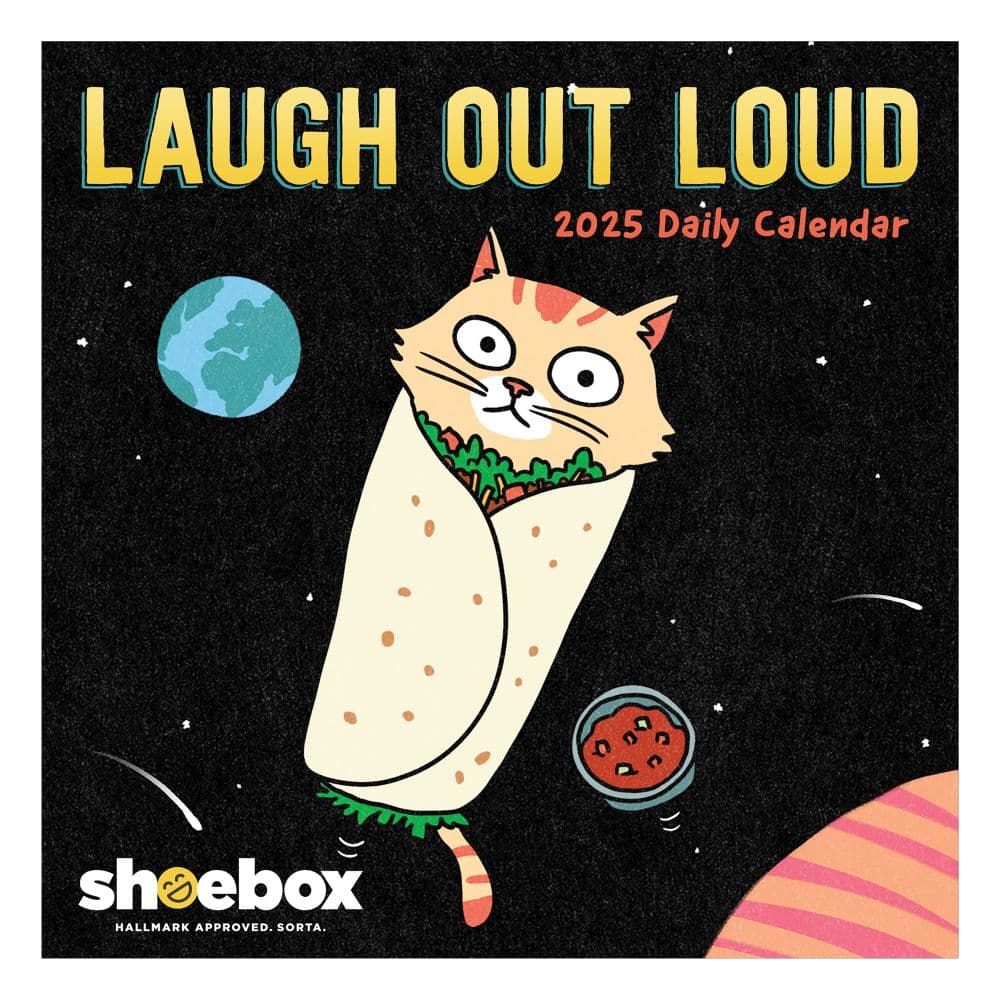 Shoebox 2025 Desk Calendar front cover