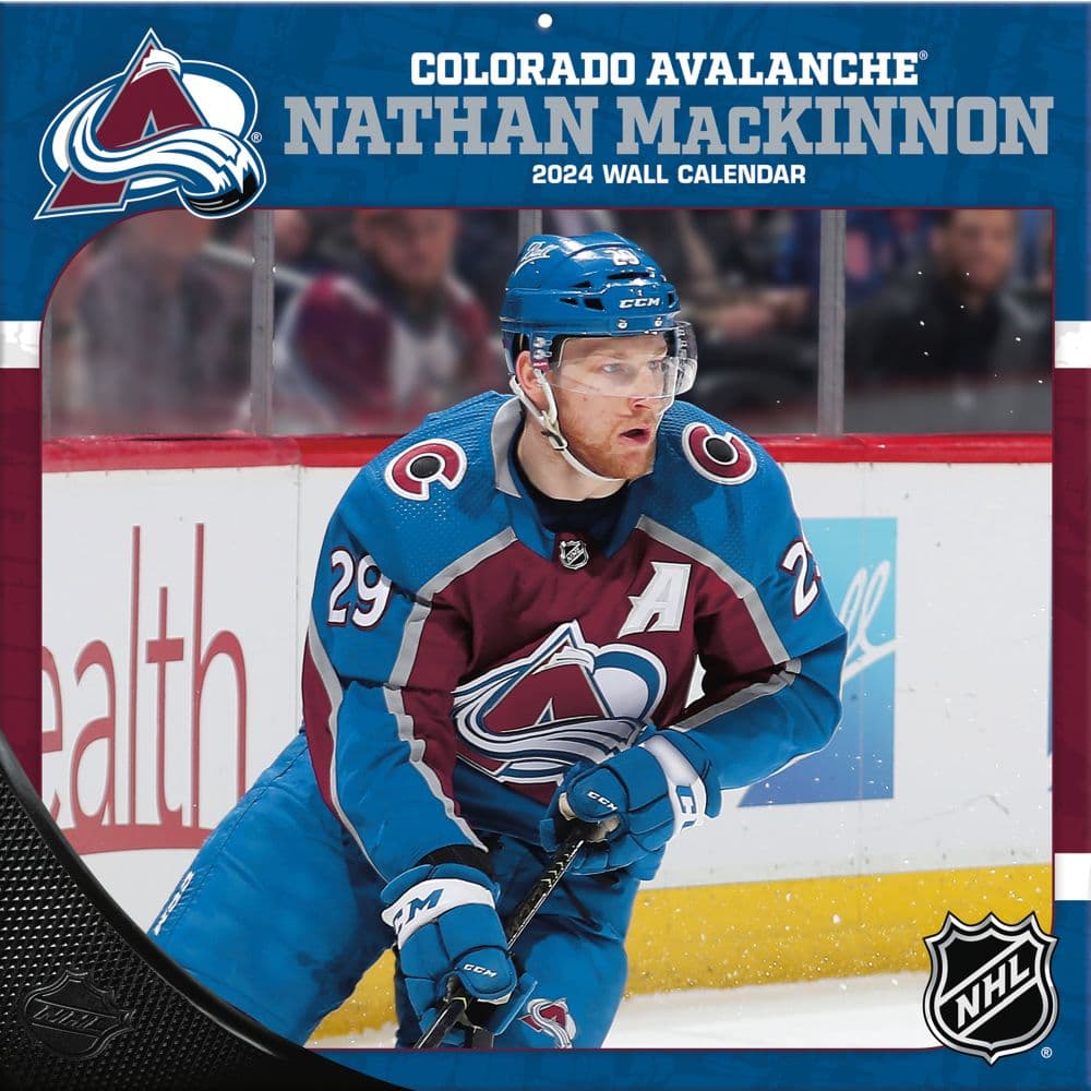 MLB Nathan Mackinnon 2024 Wall Calendar