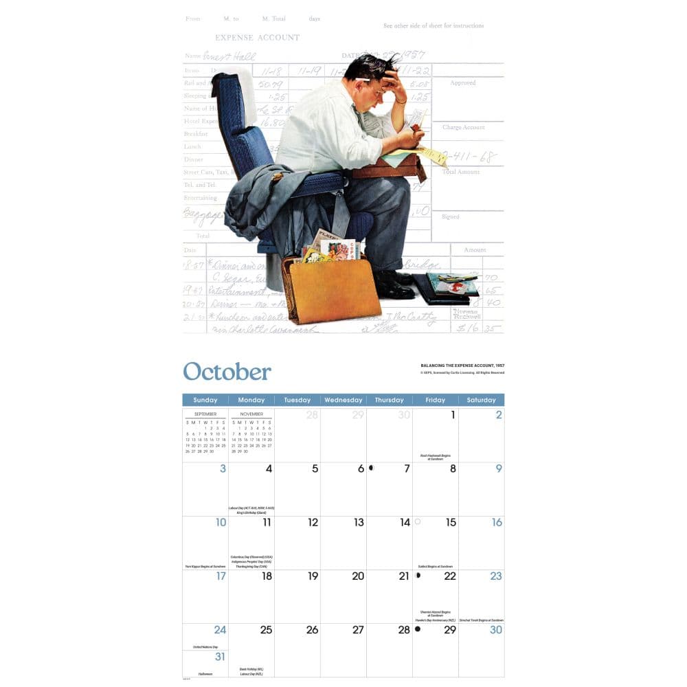 Rockwell 2027 Wall Calendar Fourth Alternate Image