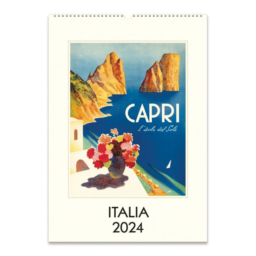 Italia Art 2024 Poster Wall Calendar 