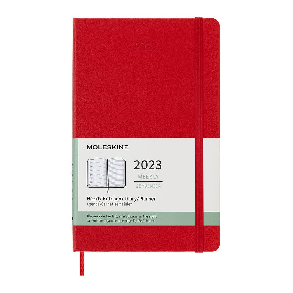 Moleskine Moleskine 2023 Large Weekly Hard Cover Planner (Scarlet Red)