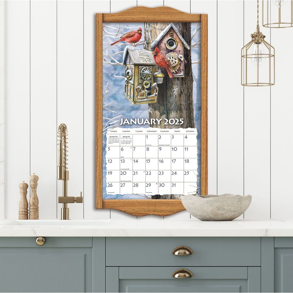 Birdhouses 2025 Wall Calendar by Tim Coffey_ALT4