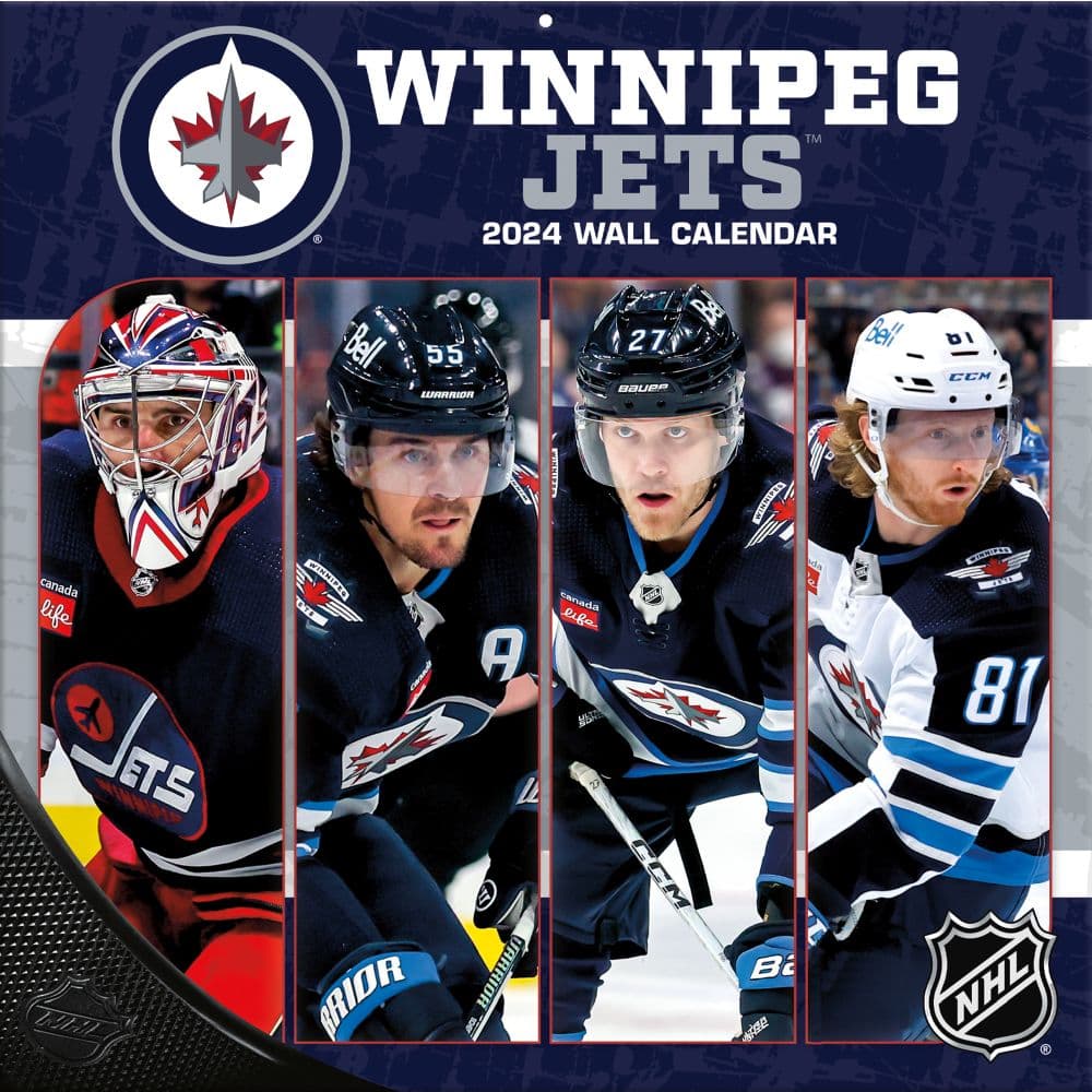 NHL Winnipeg Jets 2024 Wall Calendar