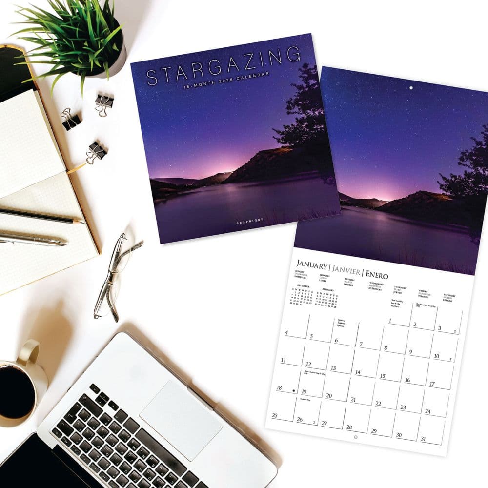 Stargazing 2026 Wall Calendar Fourth Alternate Image