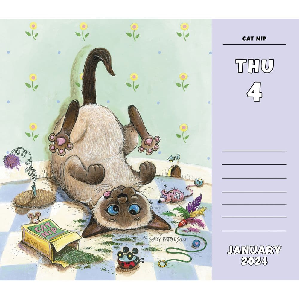 Gary Pattersons 2024 Desk Calendar