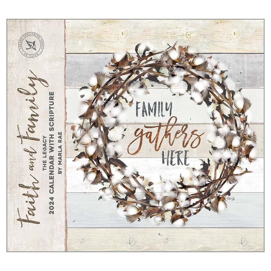 Faith and Family 2024 Wall Calendar Main Product Image width=&quot;1000&quot; height=&quot;1000&quot;