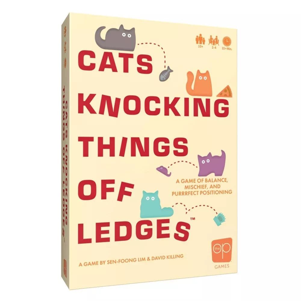 image Cats Knocking Things of Ledges Board Game