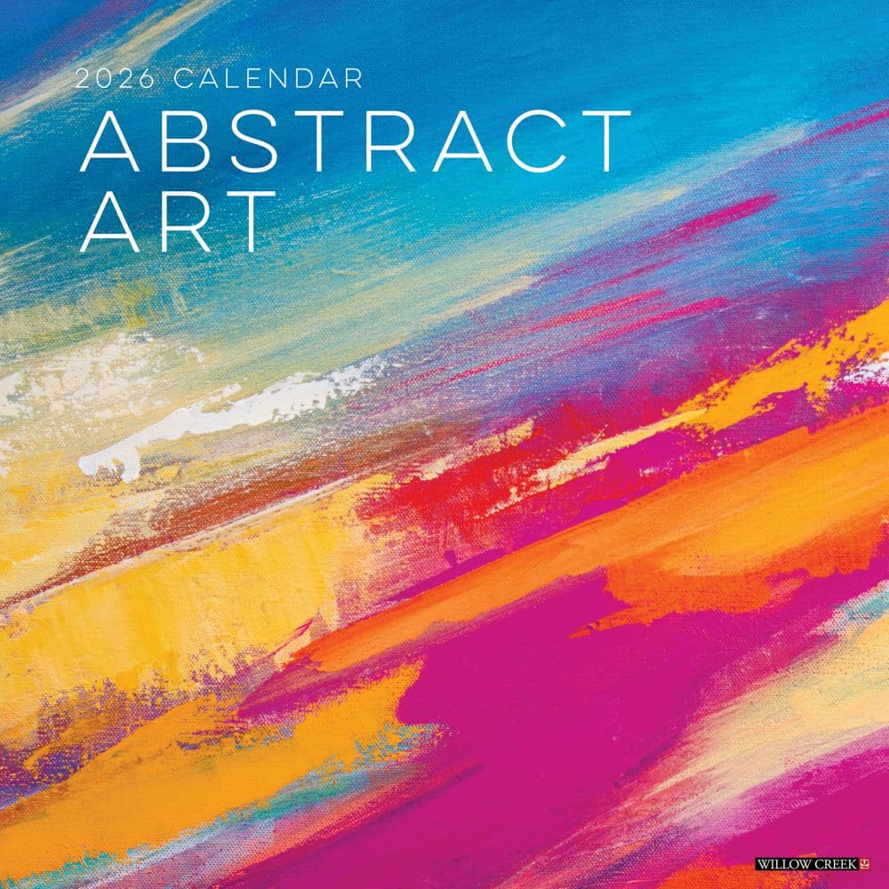 Abstract Art 2026 Wall Calendar Main Image