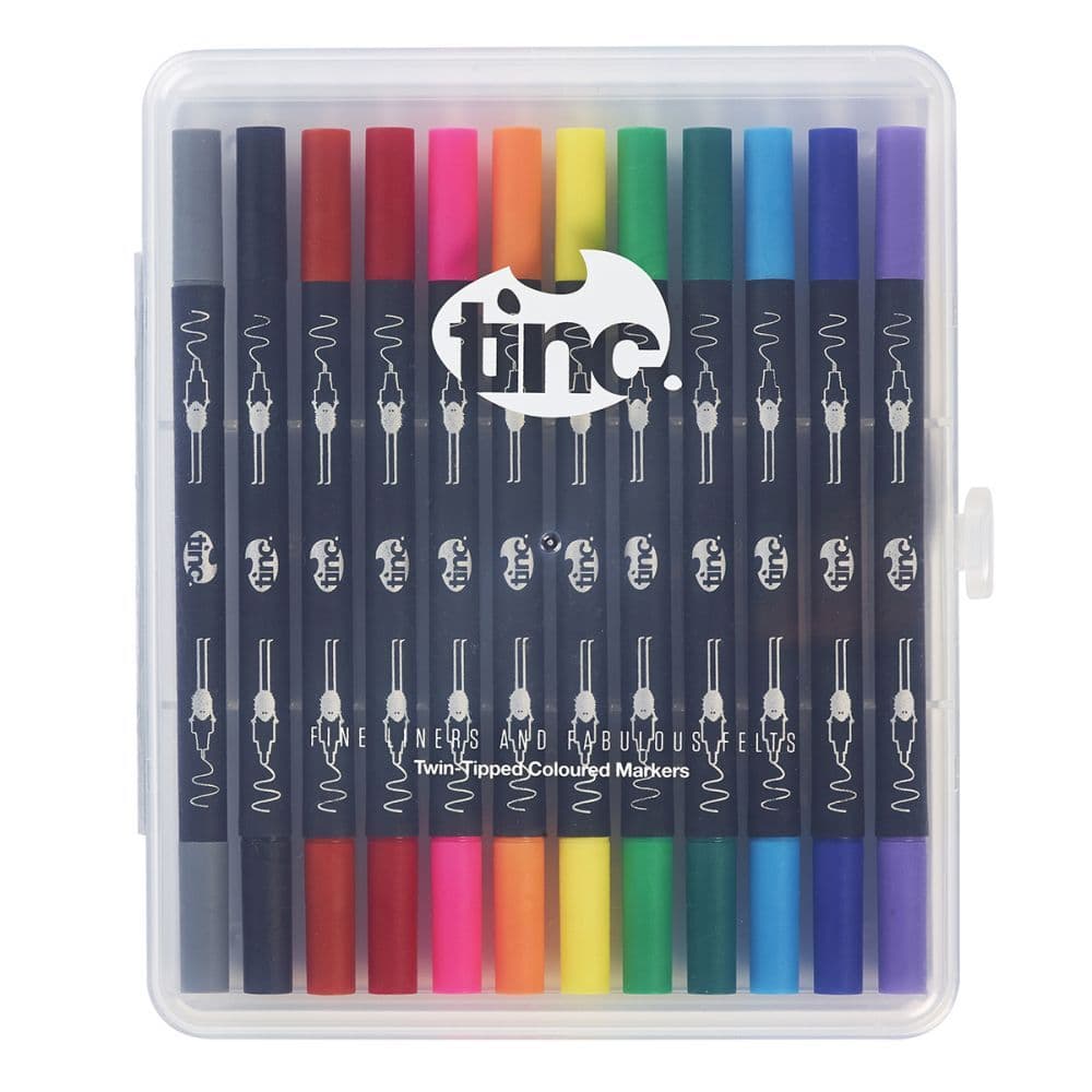 Fine Line Fab Felt Markers (Set Of 12) Main Image