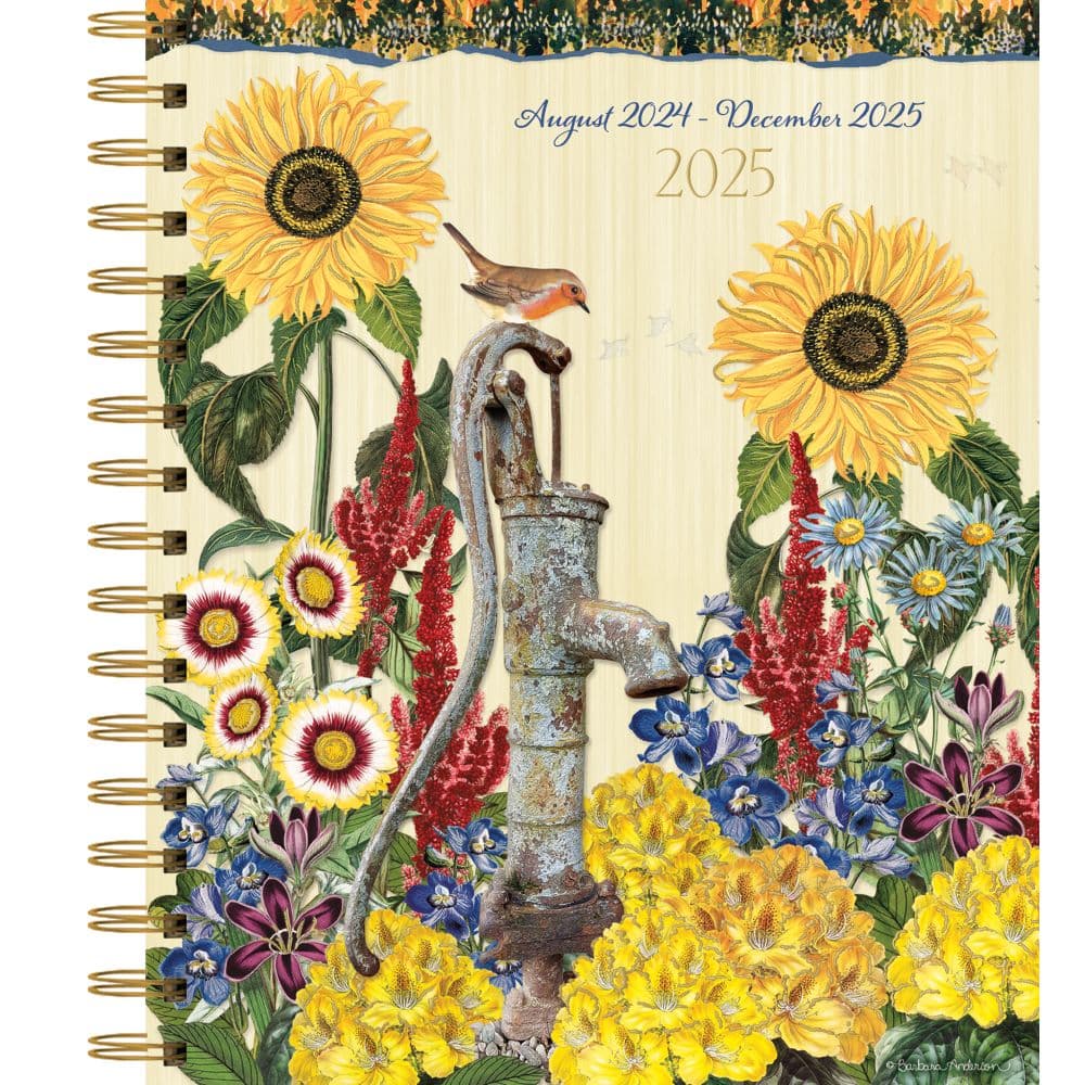 Botanical Gardens by Barbara Anderson 2025 Agenda Planner _Main Image