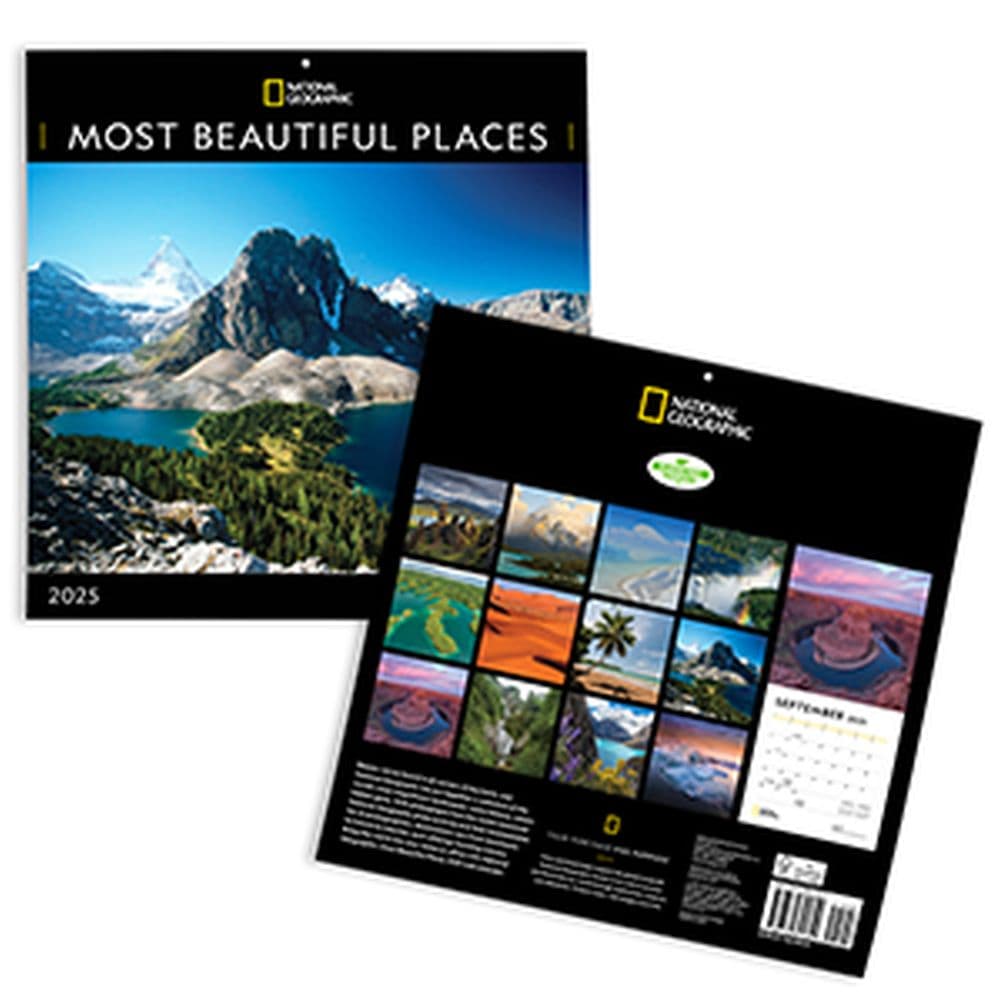 Most Beautiful Places National Geographic 2025 Wall Calendar First Alternate Image