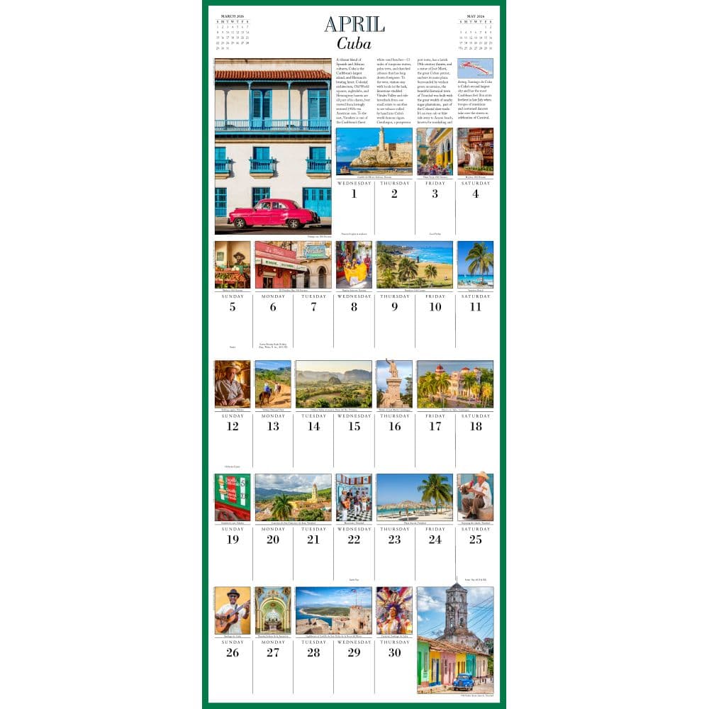 1000 Places To See 2026 Wall Calendar Third Alternate Image
