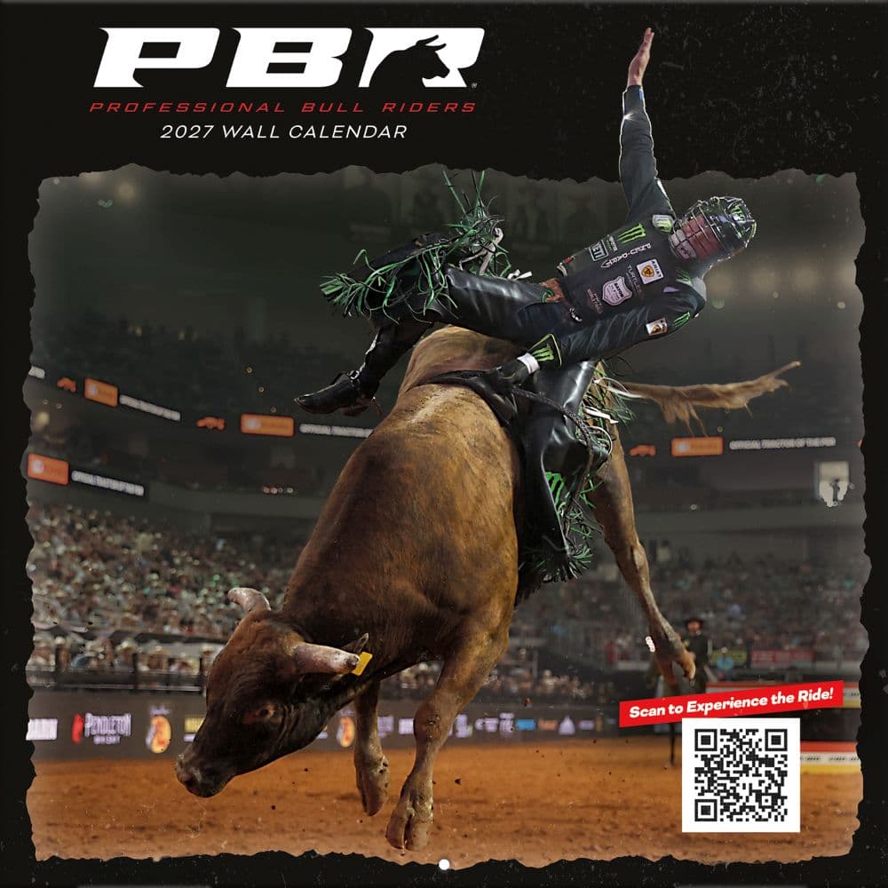 Professional Bull Riding 2027 Wall Calendar Main Product Image