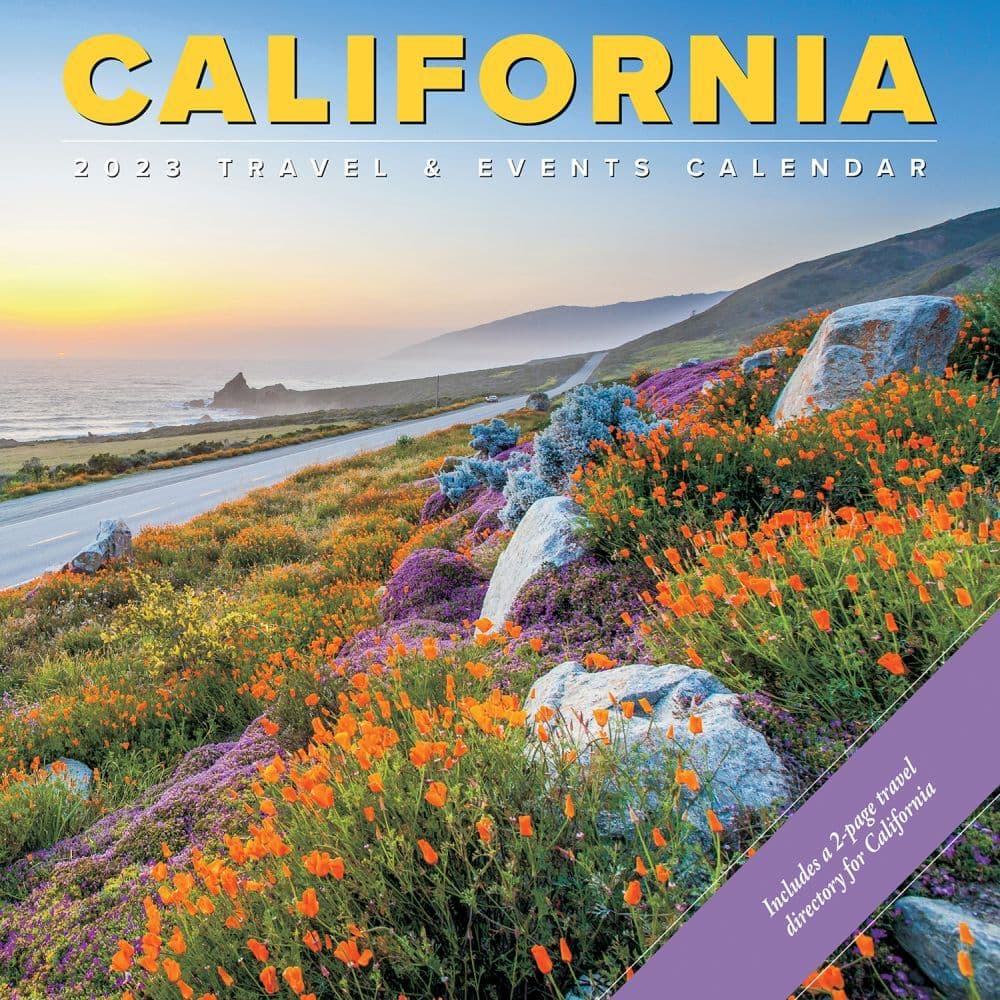Central Coast Event Calendar 2023 California Travel And Events 2023 Wall Calendar - Calendars.com