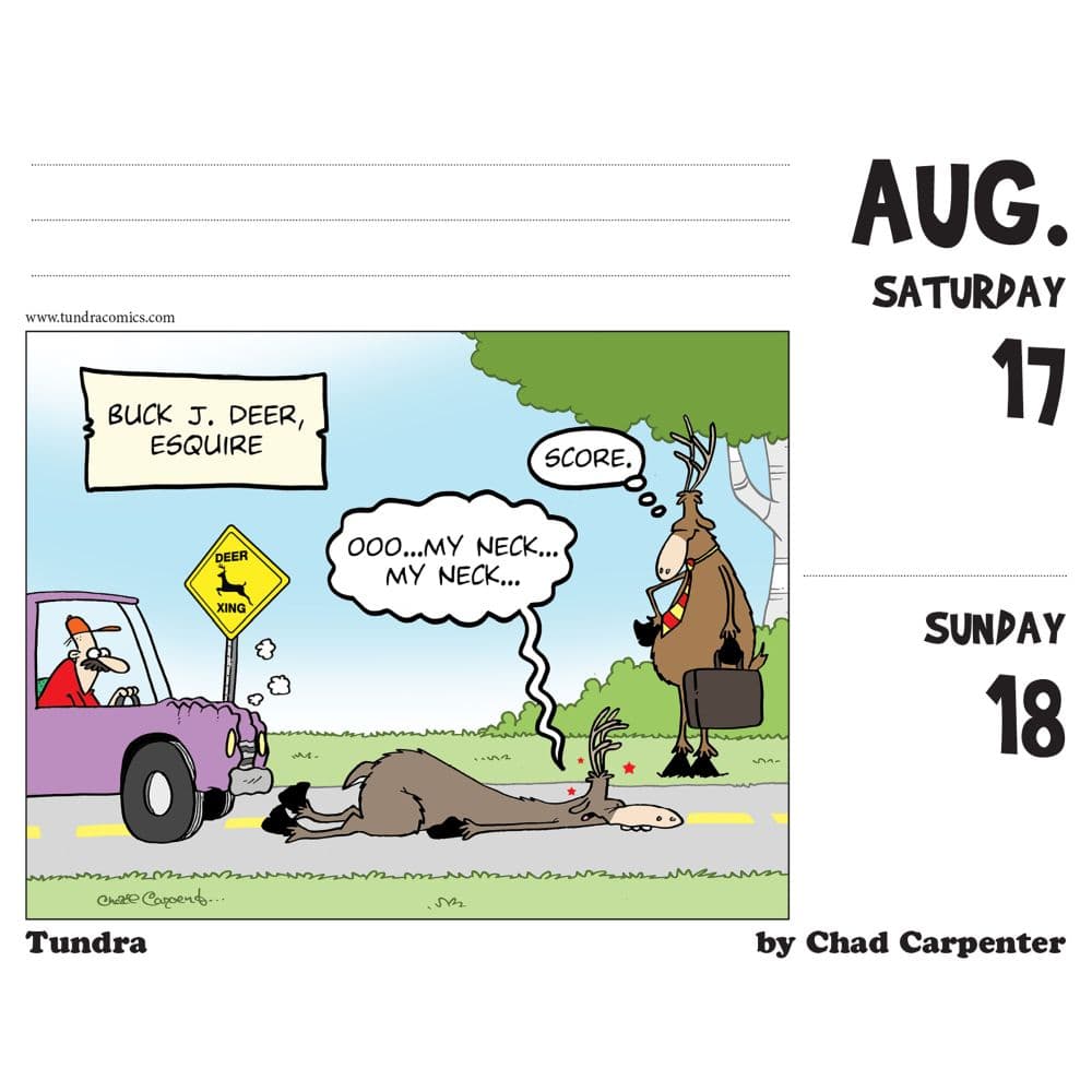 Tundra 2025 Desk Calendar