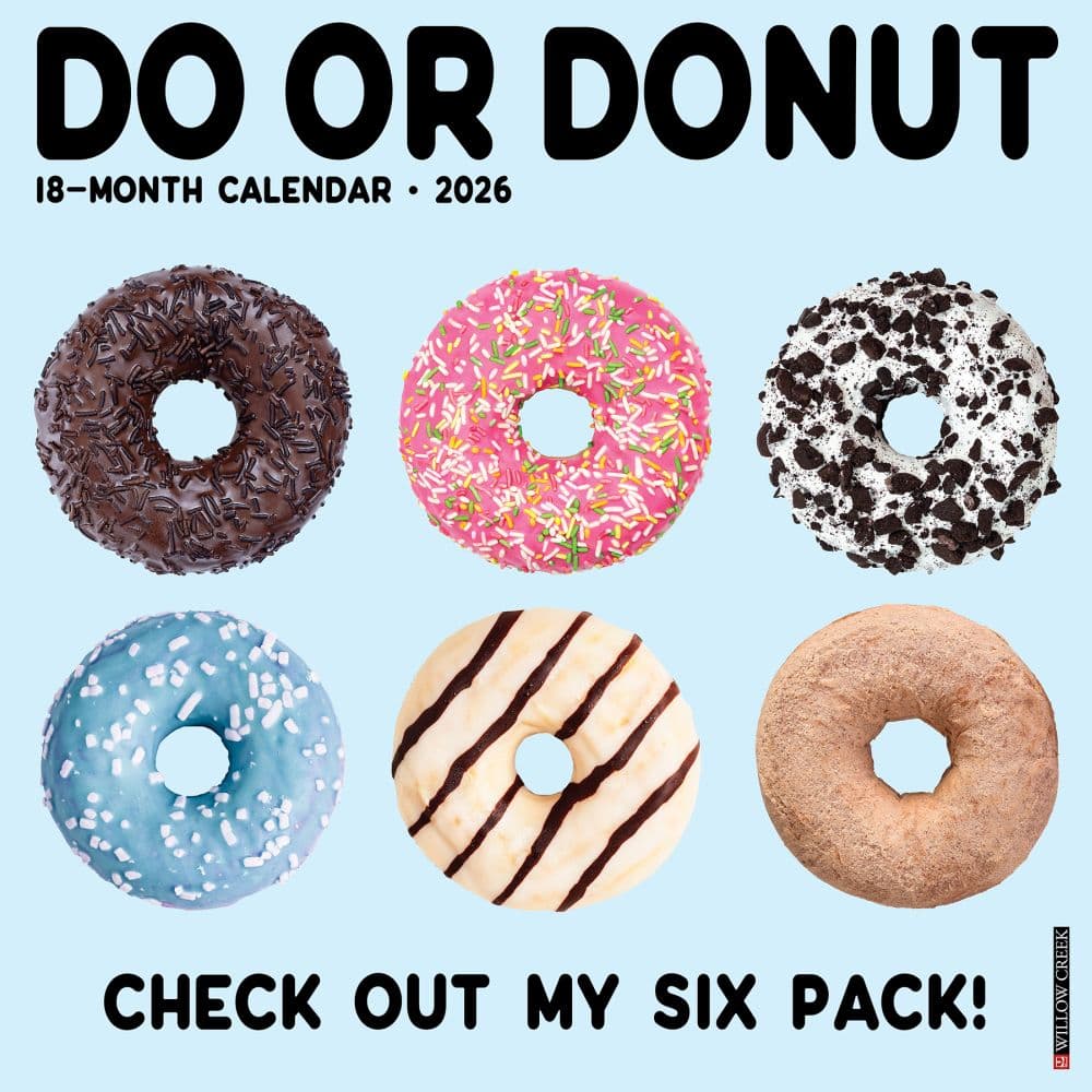Do or Donut 2026 Wall Calendar Main Image