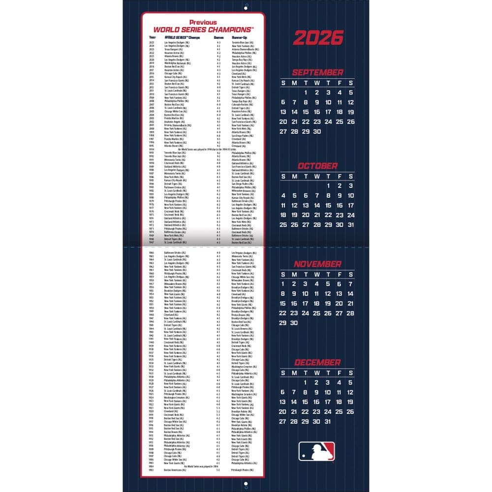 MLB Elite 2027 Wall Calendar Second Alternate Image