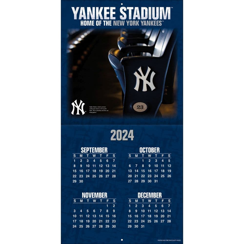 MLB Yankee Stadium 2025 Wall Calendar Second Alternate Image