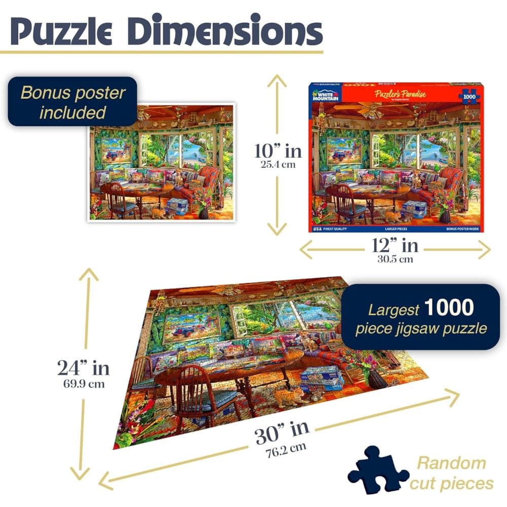 Puzzler's Paradise 1000 Piece Puzzle by Angelo Bonito Second Alternate Image