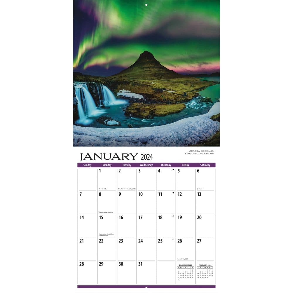 Iceland 2024 Wall Calendar Second Alternate  Image width=&quot;1000&quot; height=&quot;1000&quot;