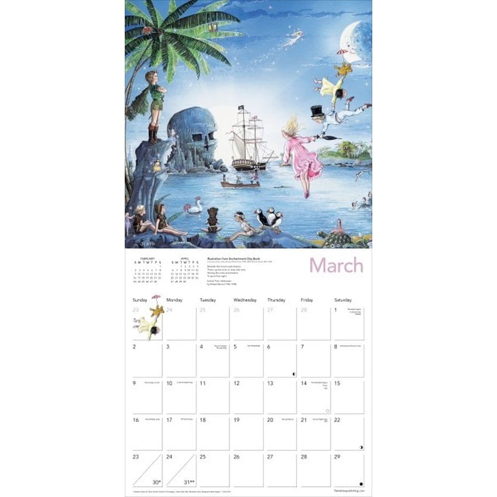 Fairyland 2025 Wall Calendar Second Alternate Image