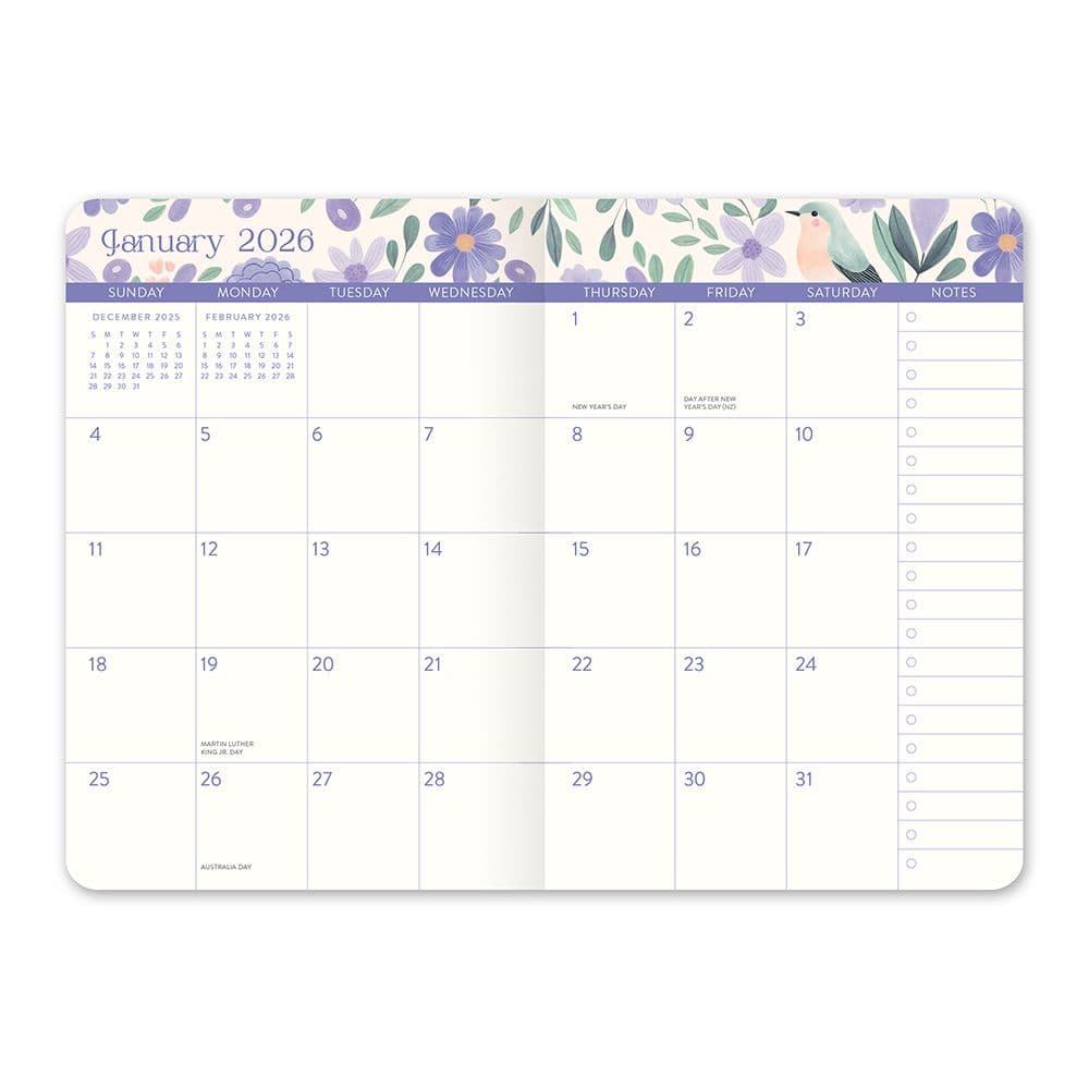 Birds and Blooms Monthly Pocket 2026 Planner Third Alternate Image
