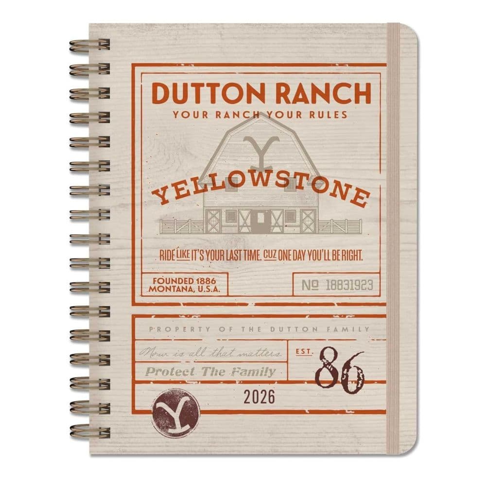 Yellowstone Dutton Ranch 2026 Planner Tenth Alternate Image