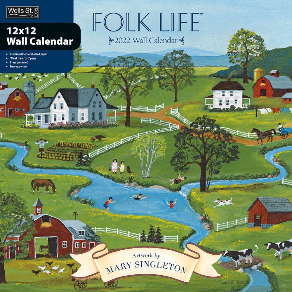 Folk Life 2022 Wall Calendar