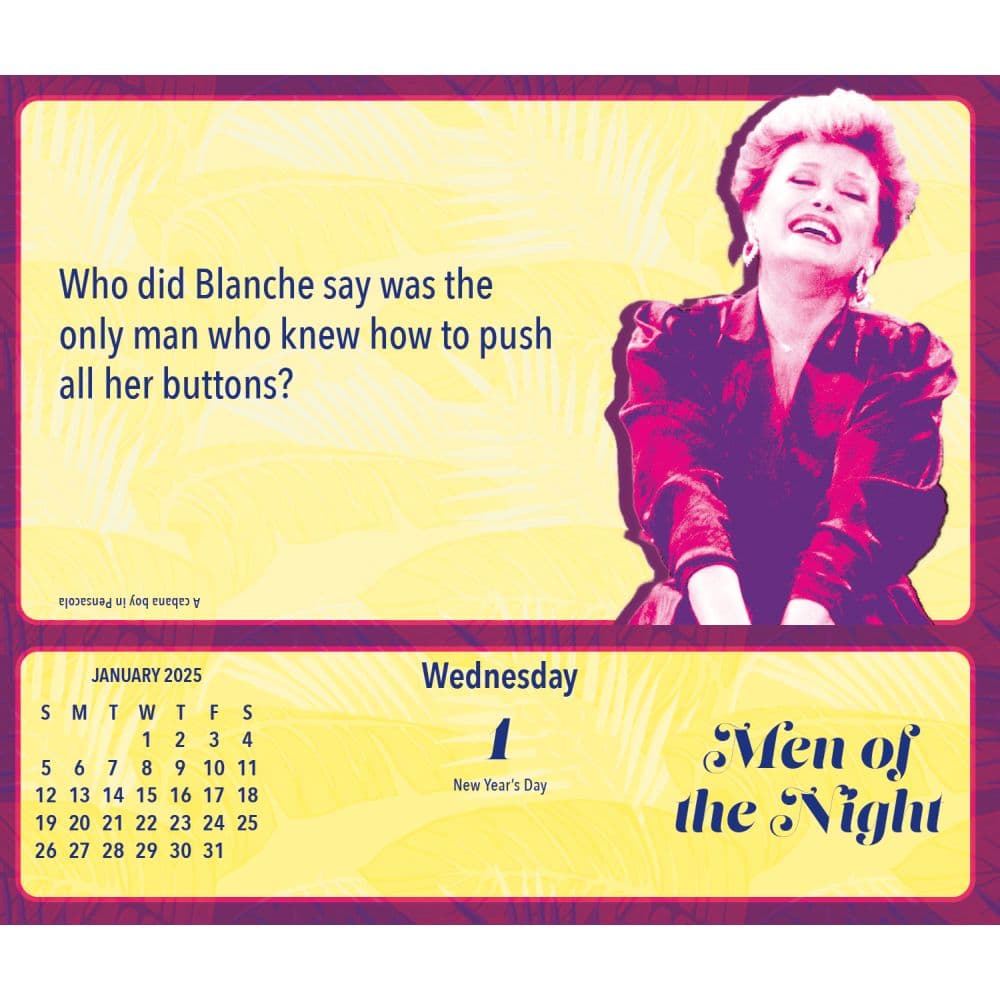 Golden Girls 2025 Desk Calendar