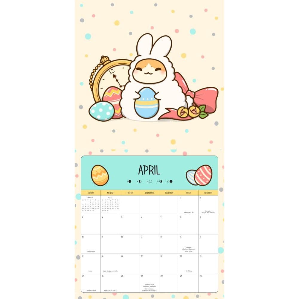 Kawaii Calendar - Customize and Print