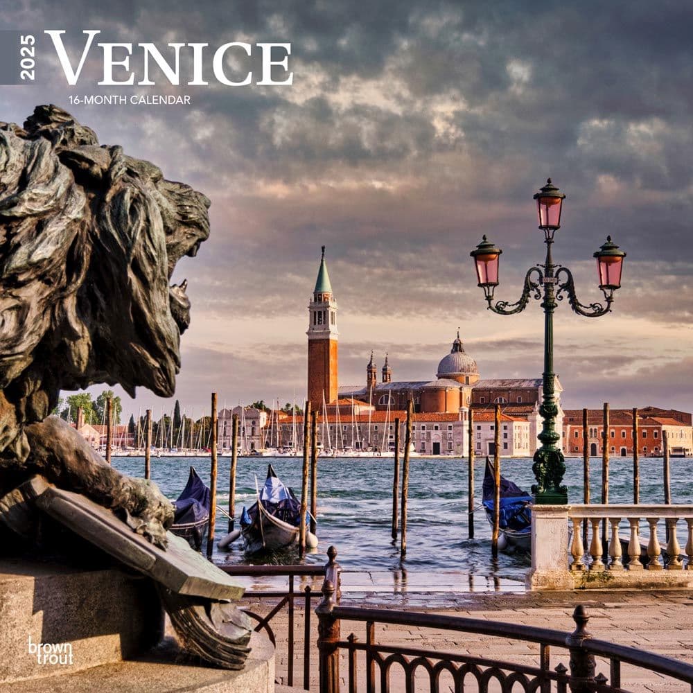 Venice 2025 Wall Calendar  Main Image