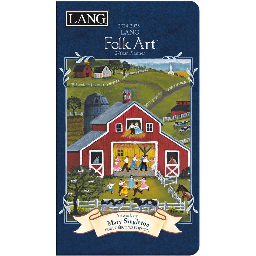 Lang Folk Art 2 Yr 2024 Pocket Planner Main Image