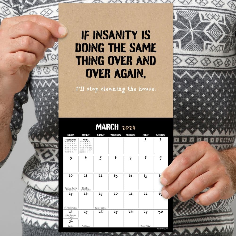 Anti Affirmations 2024 Mini Wall Calendar Fourth Alternate Image width=&quot;1000&quot; height=&quot;1000&quot;