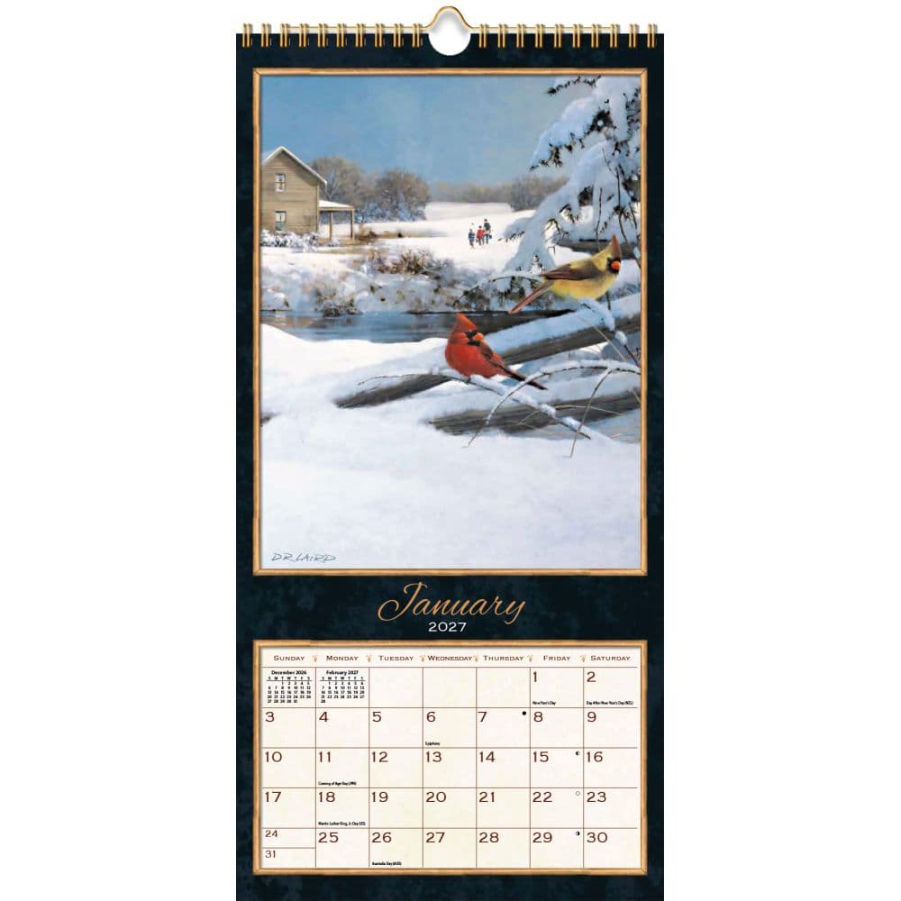 Treasured Times 2027 Vertical Wall Calendar by D.R. Laird Second Alternate Image