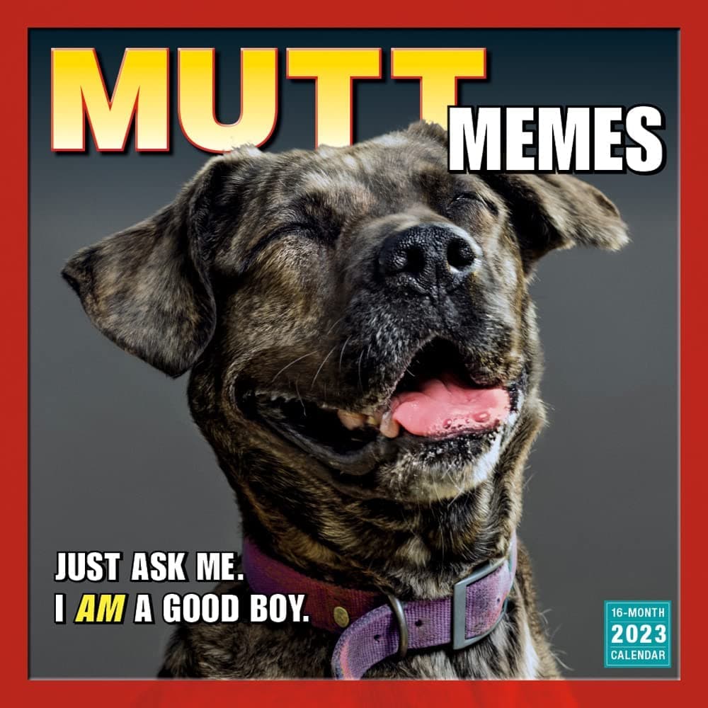 2023 Weekly Meme Calendar Mutt Memes 2023 Wall Calendar - Calendars.com