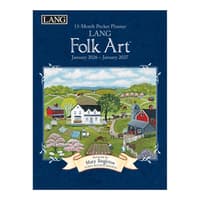 image Lang Folk Art Monthly 2026 Pocket Planner Main Image