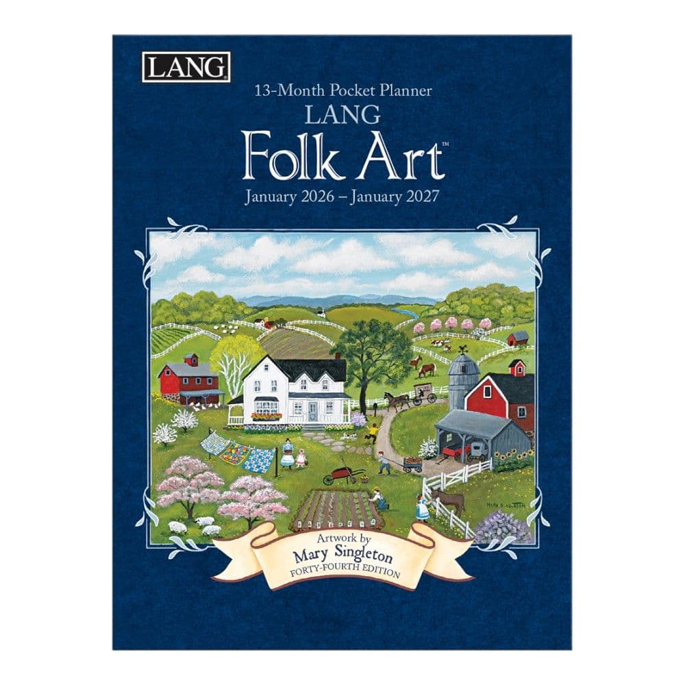 Lang Folk Art Monthly 2026 Pocket Planner Main Image
