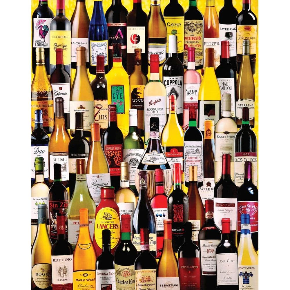 Charlie Girard Wine Bottles 1000 Piece Puzzle Main Image
