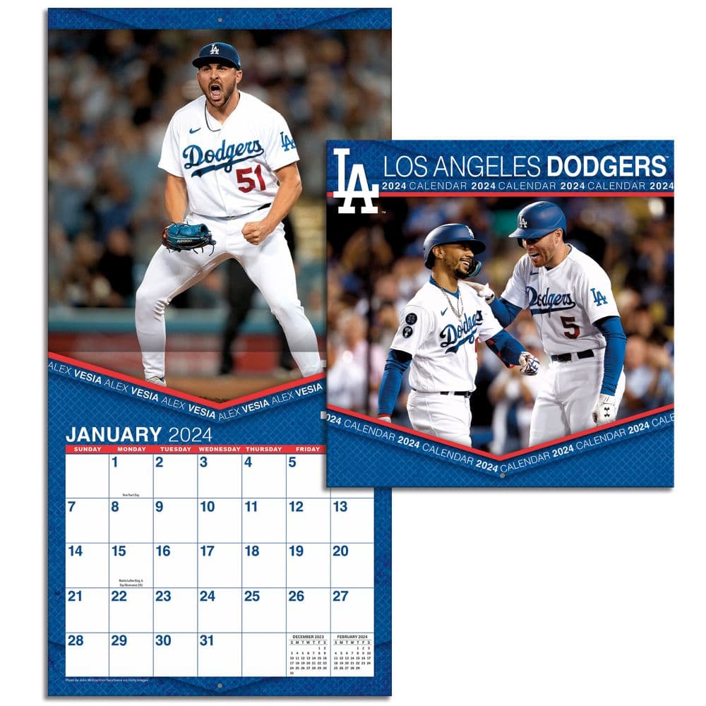Los Angeles Dodgers 2024 Mini Wall Calendar Third Alternate Image width=&quot;1000&quot; height=&quot;1000&quot;