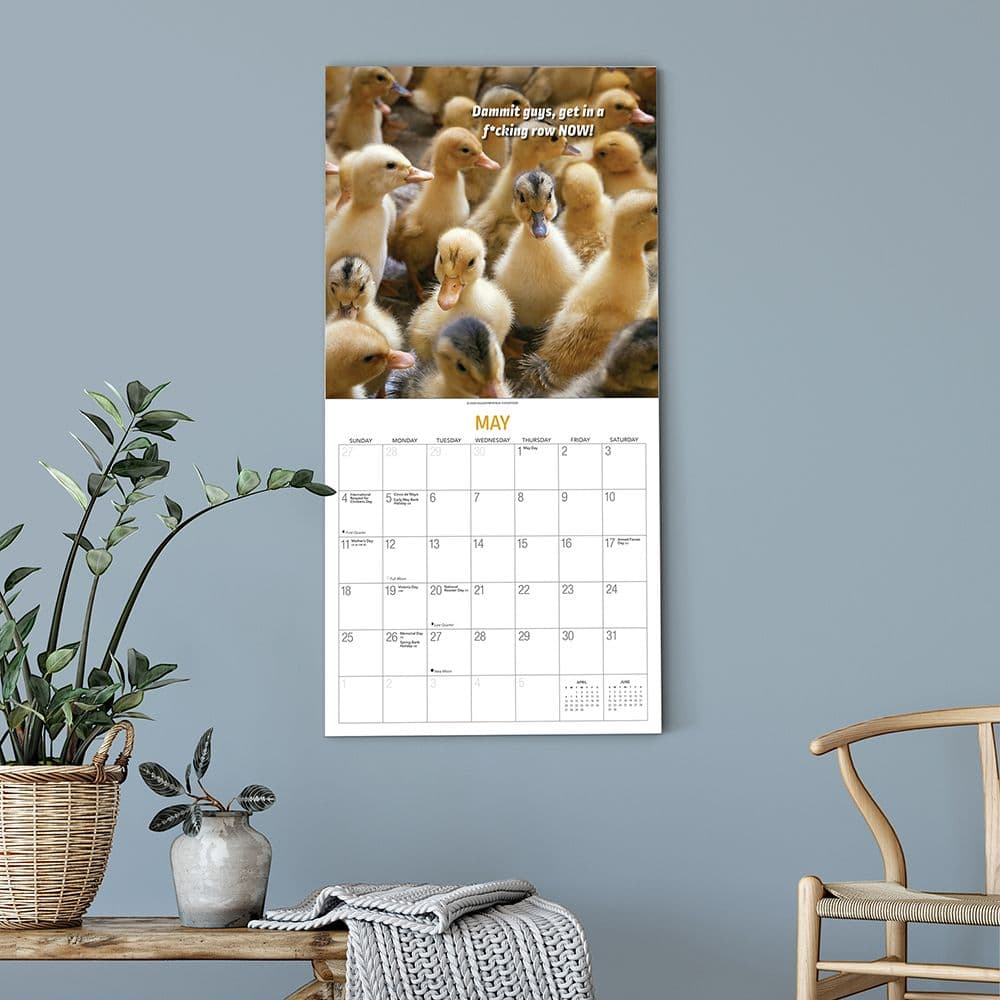 Extremely Fowl 2025 Wall Calendar Fourth Alternate Image width=&quot;1000&quot; height=&quot;1000&quot;