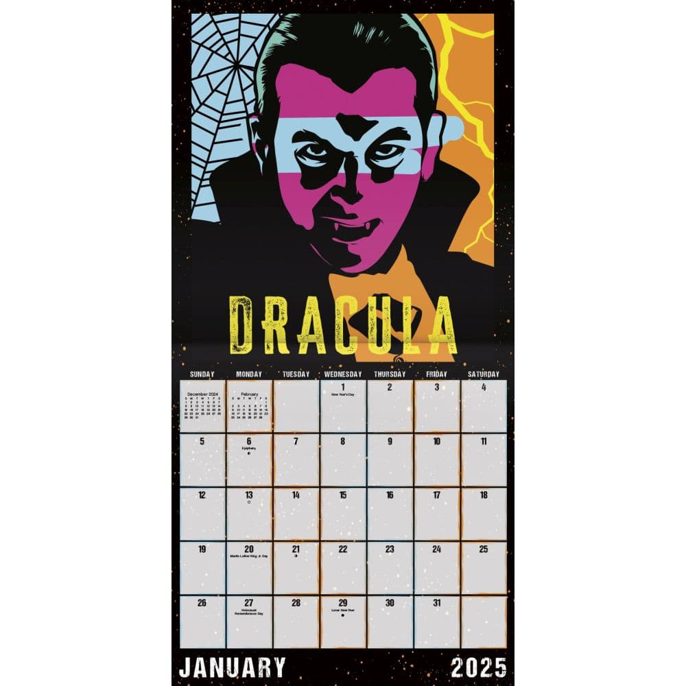 Universal Monsters 2025 Wall Calendar