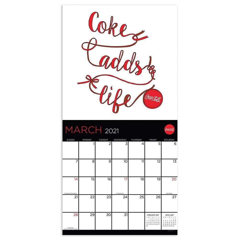 CocaCola Vintage Wall Calendar