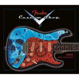 Fender Custom Shop Guitar 2024 Desk Calendar