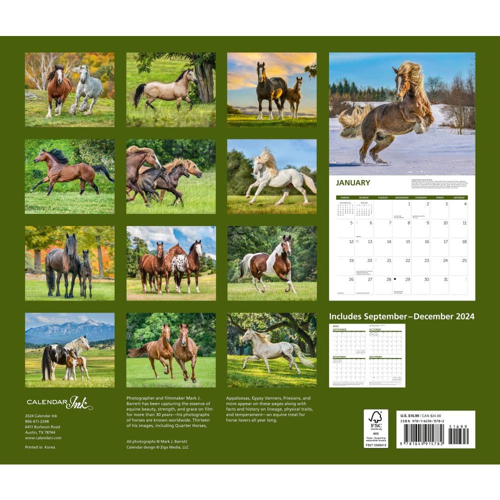 Horses Deluxe 2025 Wall Calendar First Alternate Image width=&quot;1000&quot; height=&quot;1000&quot;