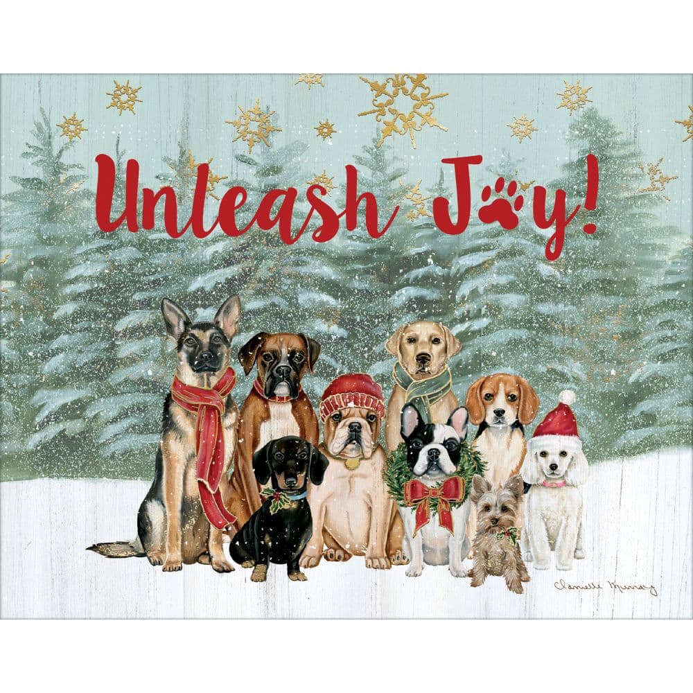 Unleash Joy Boxed Christmas Cards by Danielle Murray First Alternate Image