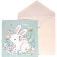 image Sweet Bunny In Flowers Easter Card Main Product Image width=&quot;1000&quot; height=&quot;1000&quot;