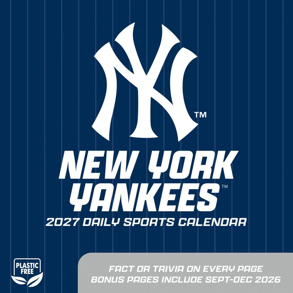 MLB New York Yankees 2027 Desk Calendar First Alternate Image