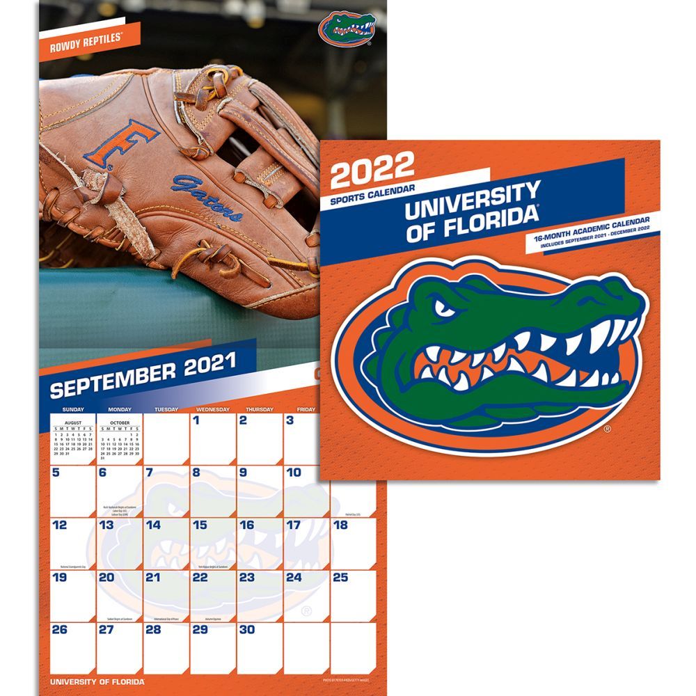 Col Florida Gators 2022 Mini Wall Calendar Calendars Com